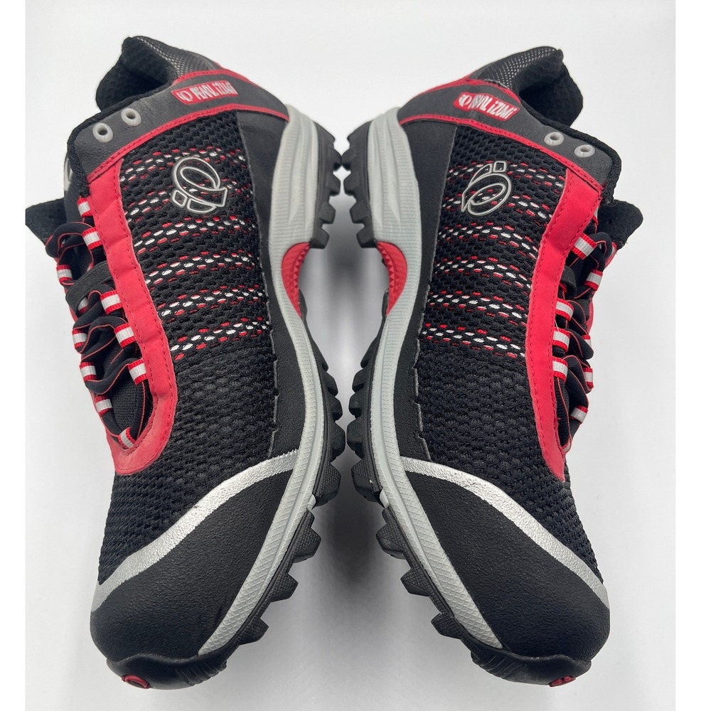 Pearl Izumi X-Alp Seek Mens 11.5 EU 46 MTB Cycling Shoes Black Red SPD 5729 - Picture 10 of 12